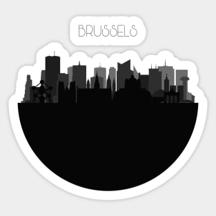 Brussels Skyline Sticker